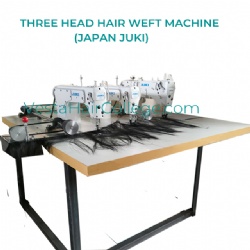JAPAN JUKI THREE HEAD HAIR WEFT MACHINE
